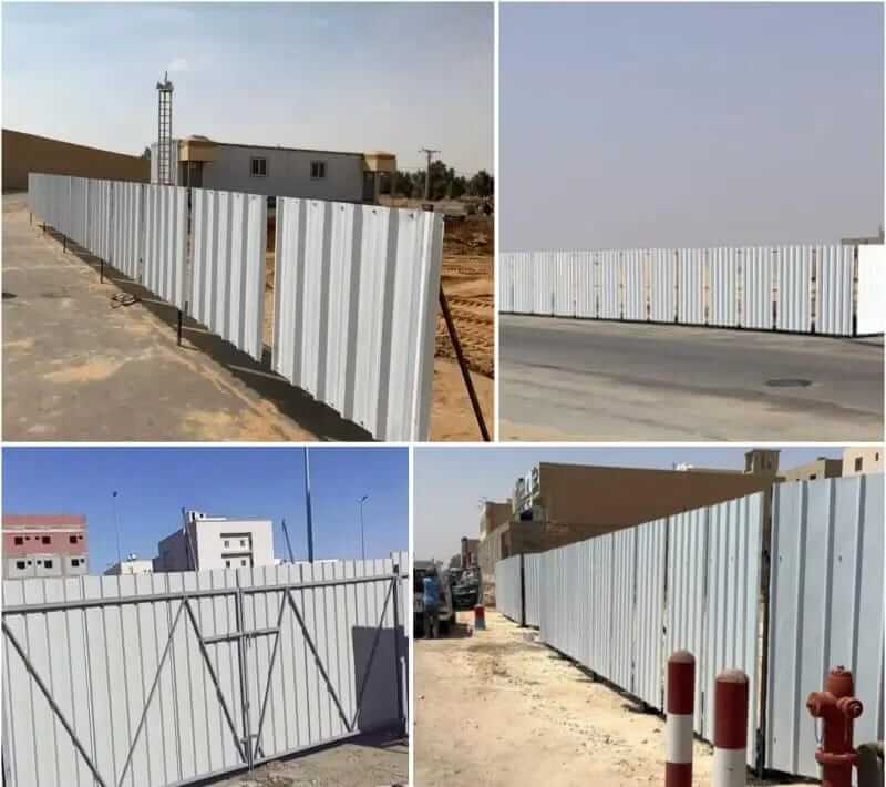 تسوير أراضي شينكو لإغلاق الموقع وتنظيم الحدود